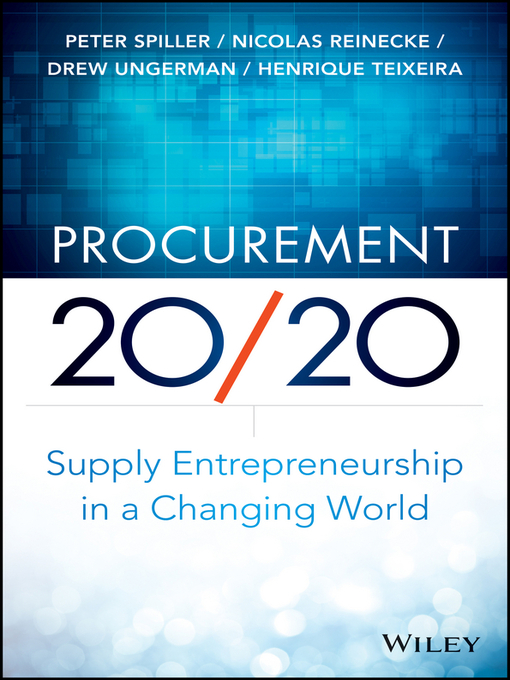 Title details for Procurement 20/20 by Peter Spiller - Available